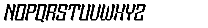 Sengklec Italic Font UPPERCASE