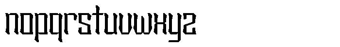 Sengklec Light Font LOWERCASE