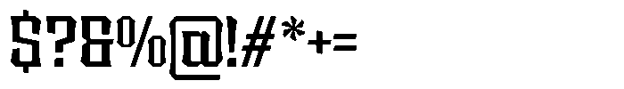 Sengklec Medium Font OTHER CHARS
