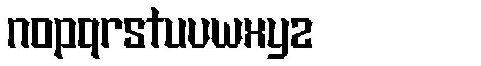 Sengklec Medium Font LOWERCASE