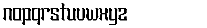 Sengklec Regular Font LOWERCASE