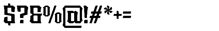 Sengklec Semi Bold Font OTHER CHARS