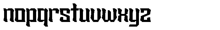 Sengklec Semi Bold Font LOWERCASE