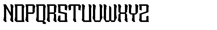 Sengklec Variable Font UPPERCASE