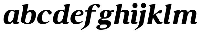 Senhan Bold Italic Font LOWERCASE