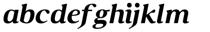 Senhan Semi Bold Italic Font LOWERCASE