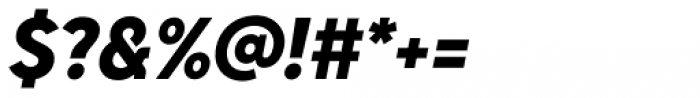 Senkron Blok Black Oblique Font OTHER CHARS