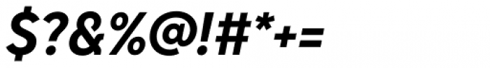 Senkron Blok Bold Oblique Font OTHER CHARS