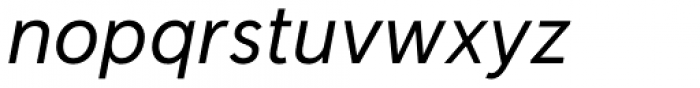 Senkron Regular Oblique Font LOWERCASE