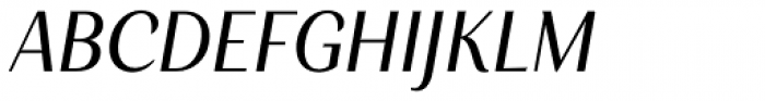 Senlot Cond Regular Italic Font UPPERCASE