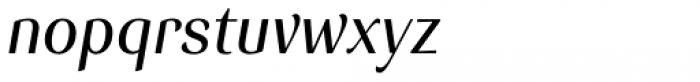 Senlot Cond Regular Italic Font LOWERCASE