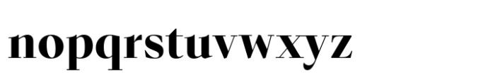 Senlot Didone Norm Black Font LOWERCASE