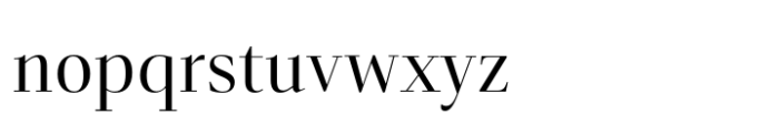 Senlot Didone Norm Book Font LOWERCASE