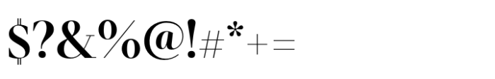 Senlot Didone Norm Ex Bold Font OTHER CHARS