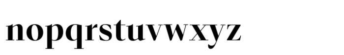 Senlot Didone Norm Ex Bold Font LOWERCASE