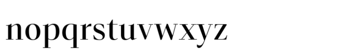 Senlot Didone Norm Medium Font LOWERCASE