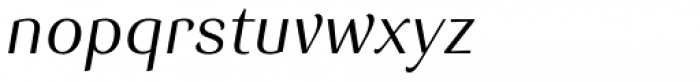 Senlot Ext Book Italic Font LOWERCASE