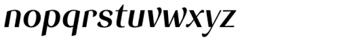 Senlot Norm Bold Italic Font LOWERCASE