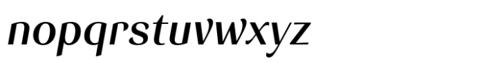 Senlot Norm Demi Italic Font LOWERCASE