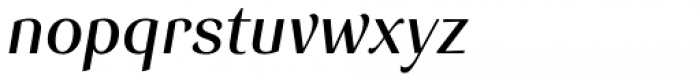 Senlot Norm Medium Italic Font LOWERCASE