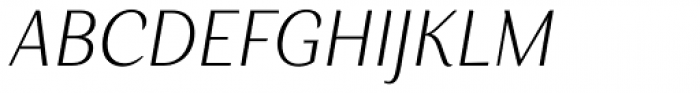 Senlot Norm Thin Italic Font UPPERCASE