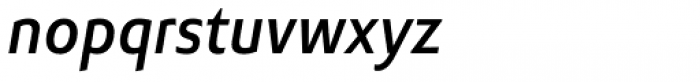 Senlot Sans Condensed Medium Italic Font LOWERCASE