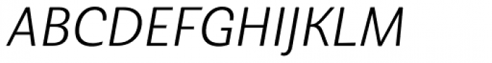 Senlot Sans Extended Light Italic Font UPPERCASE