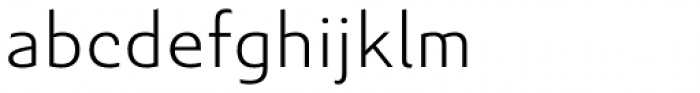 Senlot Sans Extended Thin Font LOWERCASE