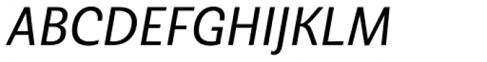 Senlot Sans Norm Regular Italic Font UPPERCASE