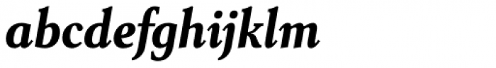 Senlot Serif Condensed Black Italic Font LOWERCASE