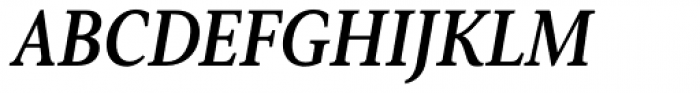 Senlot Serif Condensed Bold Italic Font UPPERCASE