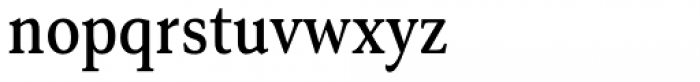 Senlot Serif Condensed Medium Font LOWERCASE