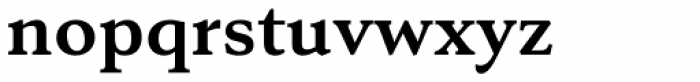 Senlot Serif Extended Bold Font LOWERCASE