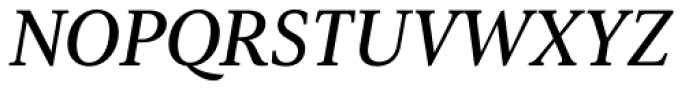 Senlot Serif Extended Demi Italic Font UPPERCASE