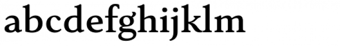 Senlot Serif Extended Demi Font LOWERCASE