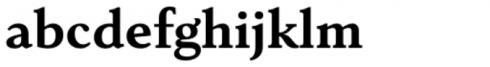 Senlot Serif Extended Ex Bold Font LOWERCASE