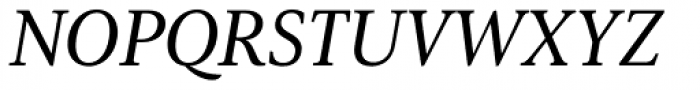 Senlot Serif Extended Medium Italic Font UPPERCASE