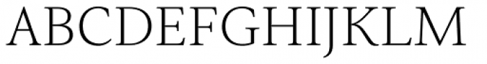 Senlot Serif Extended Thin Font UPPERCASE