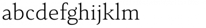 Senlot Serif Extended Thin Font LOWERCASE