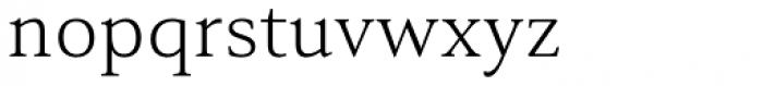 Senlot Serif Extended Thin Font LOWERCASE