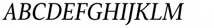 Senlot Serif Norm Medium Italic Font UPPERCASE