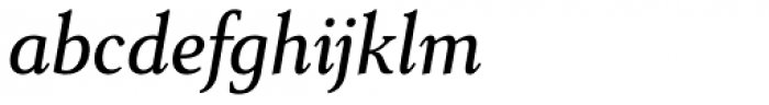 Senlot Serif Norm Medium Italic Font LOWERCASE