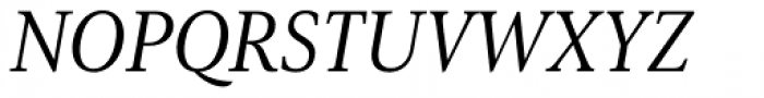Senlot Serif Norm Regular Italic Font UPPERCASE