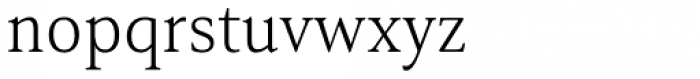 Senlot Serif Norm Thin Font LOWERCASE