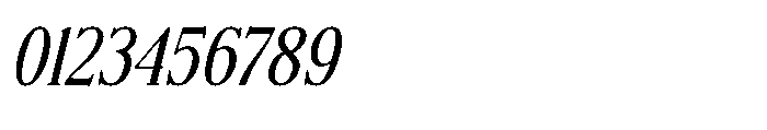 Senovac Italic Font OTHER CHARS