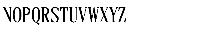 Senovac Regular Font UPPERCASE