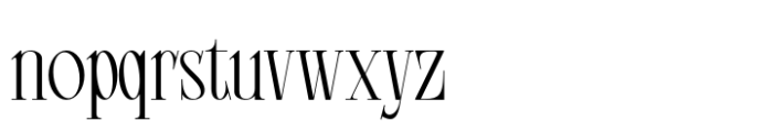 Senowar Display Font LOWERCASE