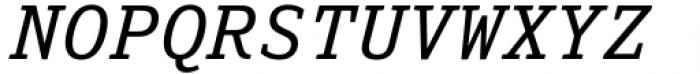 Senpai Coder Medium Italic Font UPPERCASE