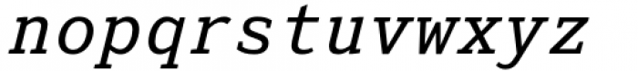 Senpai Coder Medium Italic Font LOWERCASE