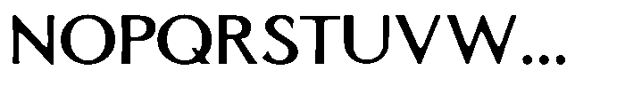 Senren Bold Font UPPERCASE